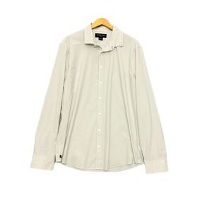 Mizzen‎ + Main Leeward Shirt Mens XL Trim Fit No Tuck Performance Geometric AOP